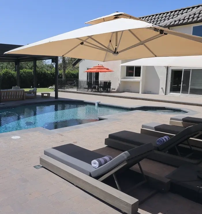 House of Life Luxury Rehab Outdoor Recreation and Pool Area.